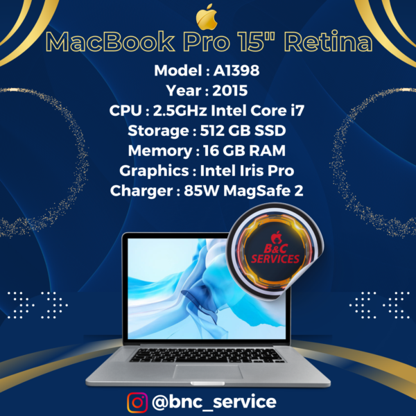 MacBook Pro Retina 15" • A1398 - Image 2