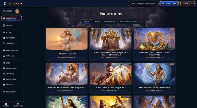 Image: Découvrez les Avantages de Cazeus Casino en Ligne en France